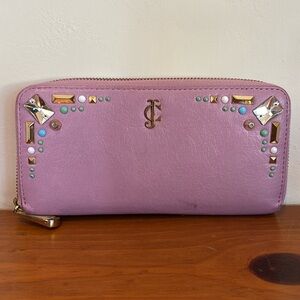 Juicy Couture Purple Full Zip Long Wallet